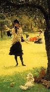 James Tissot Croquet oil painting reproduction